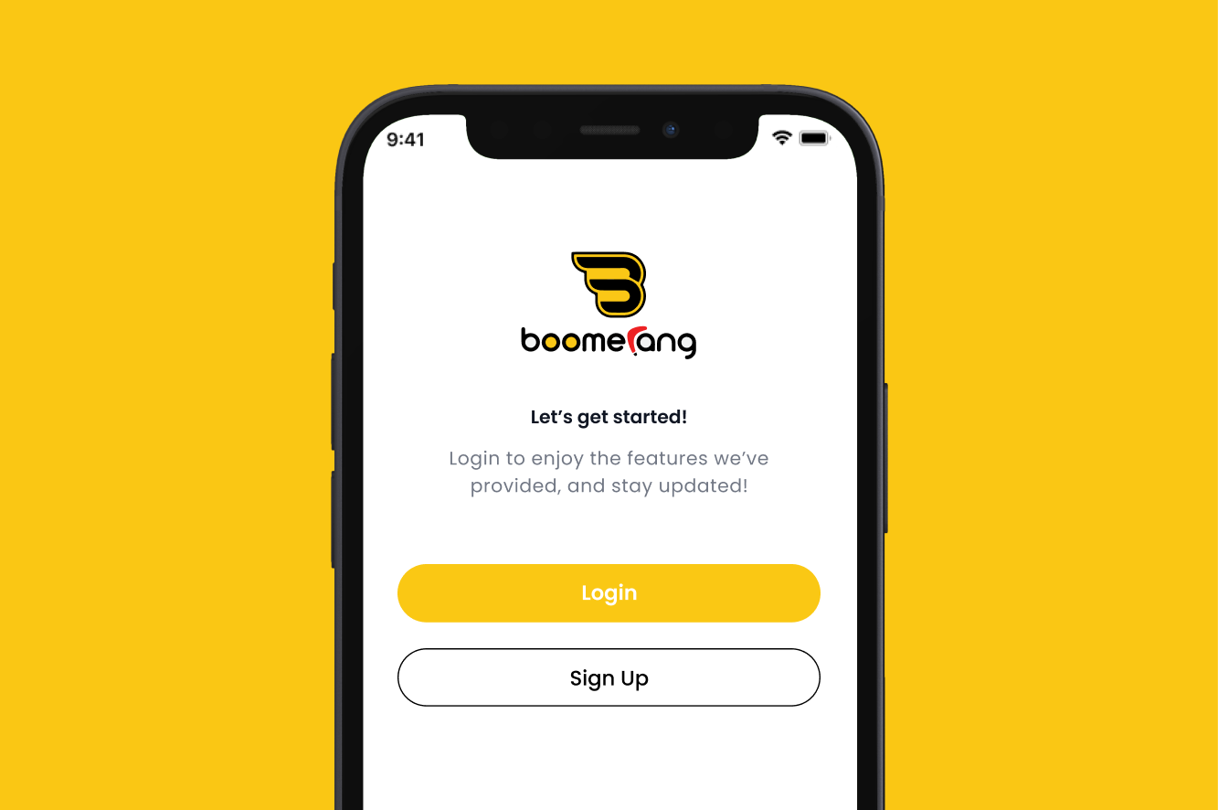 Sign Up Screenshot